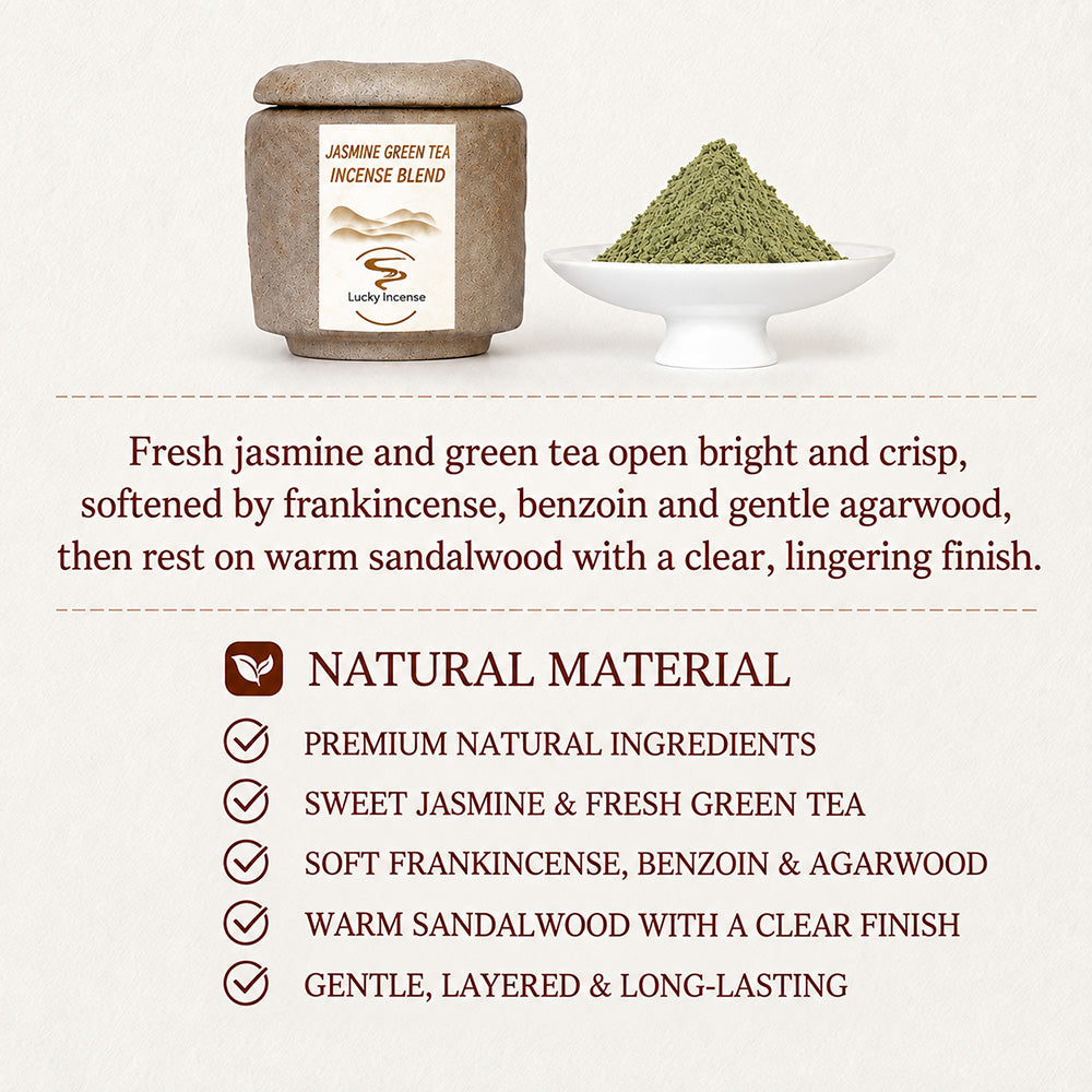 Jasmine Green Tea Incense Blend