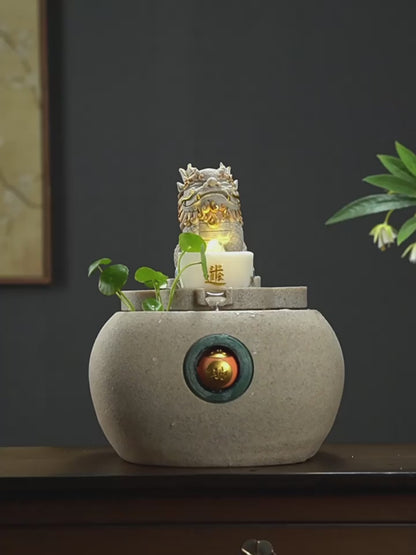 Pi Xiu Fortune Flow Fountain