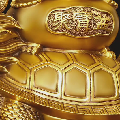 Fortune Brass Dragon Turtle