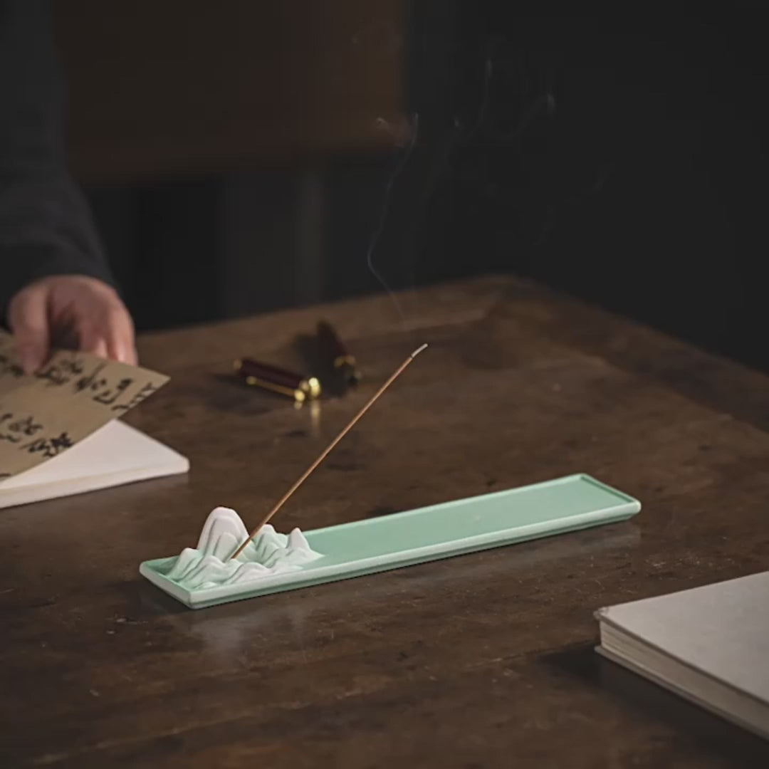 Serene Landscape Stick Incense Burner