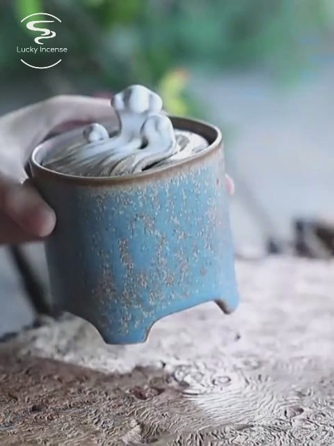 Ocean Wave Electric Incense Burner