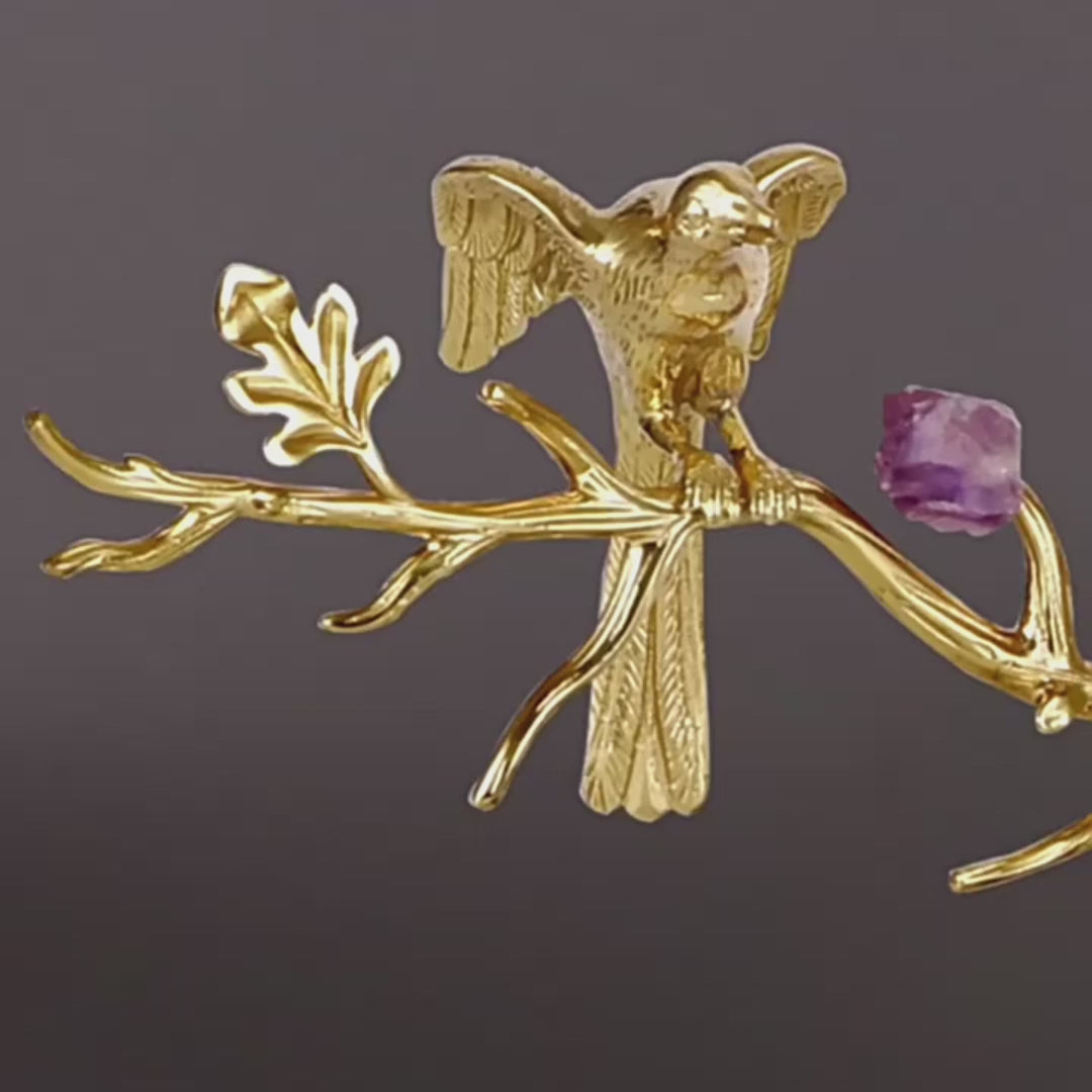 Fluorite Base With Copper Magpie