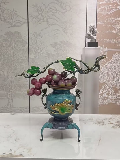 Feng Shui Grape Ornament