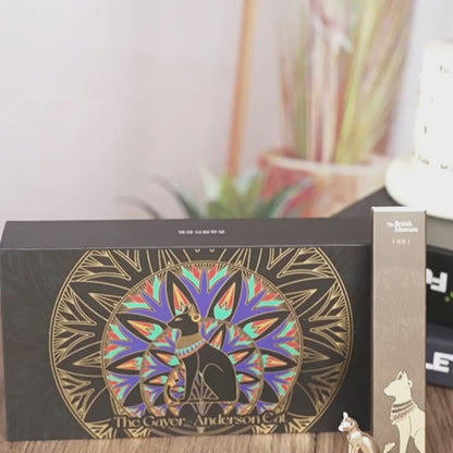 Devine Golden Gayer Anderson Cat Incense Box