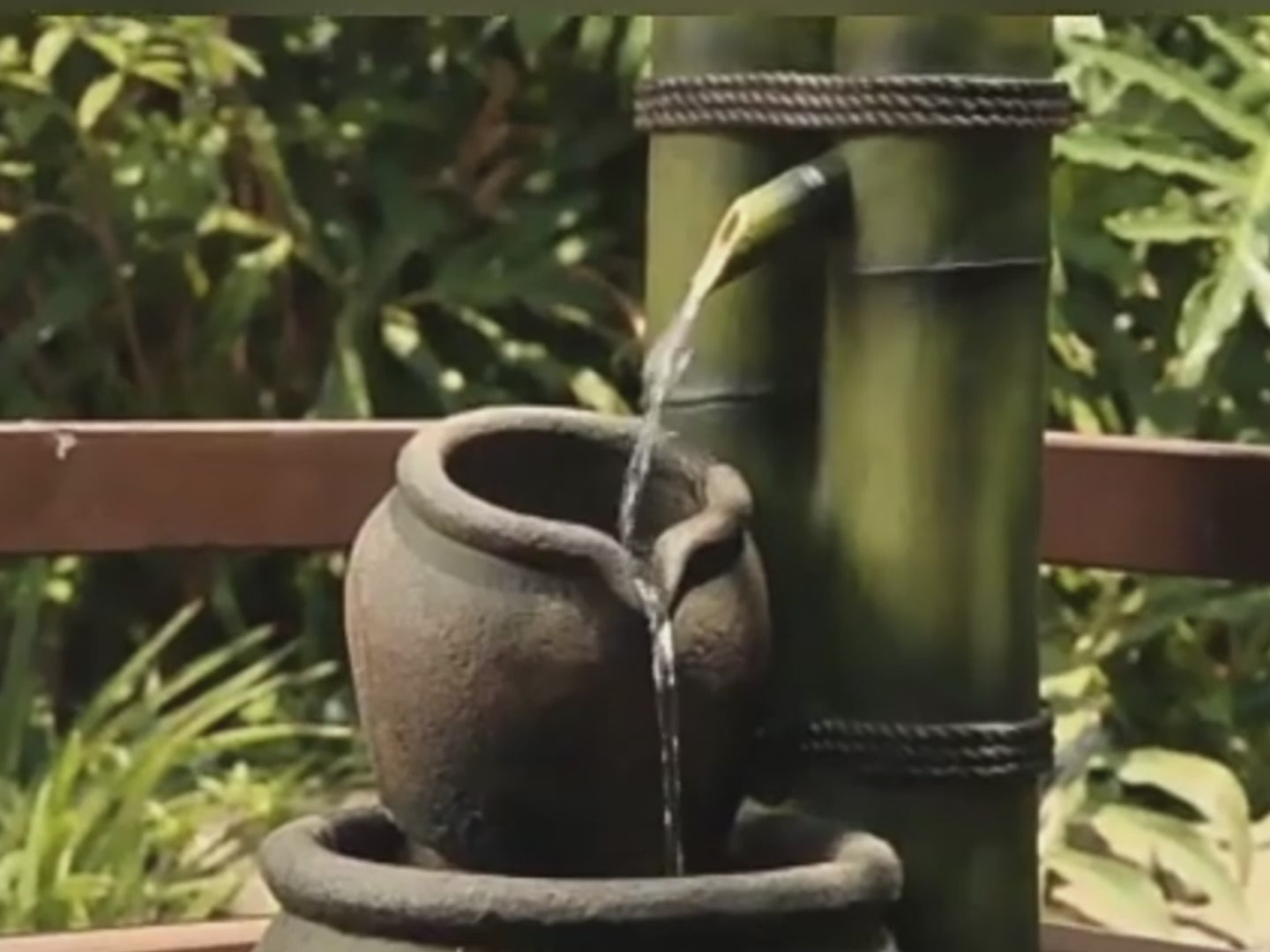 Bamboo Style Water Fountain