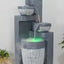 Modern Style Indoor Waterfall With Fish Tank