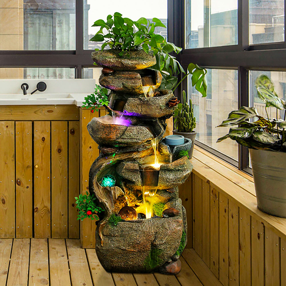 Chinese Style Zen Indoor Waterfall Flowing Water