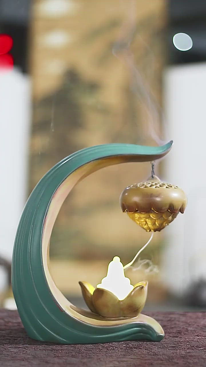 Lotus Ball Backflow Incense Burner