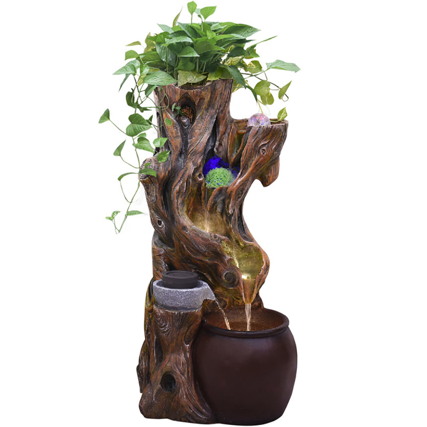 Dry Tree Design Flowing Water Fountain Bonsai