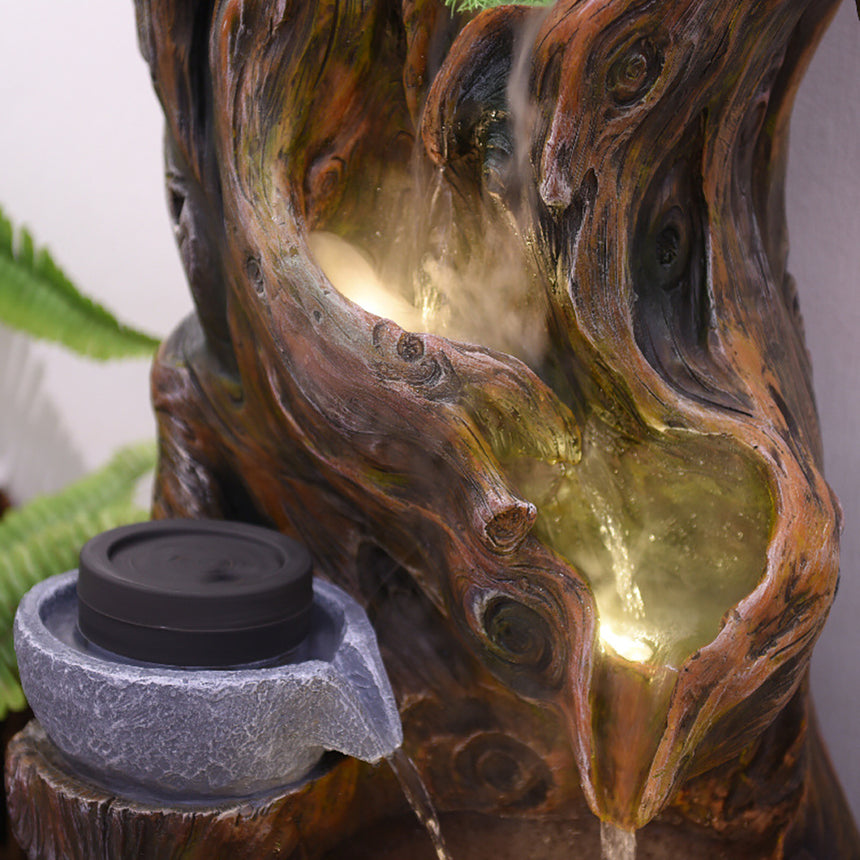 Dry Tree Design Flowing Water Fountain Bonsai