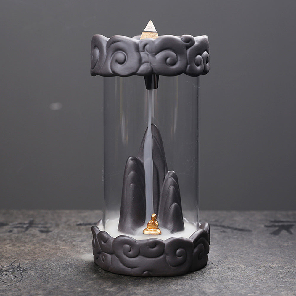 High Mountains And Flowing Water Backflow Incense Burner