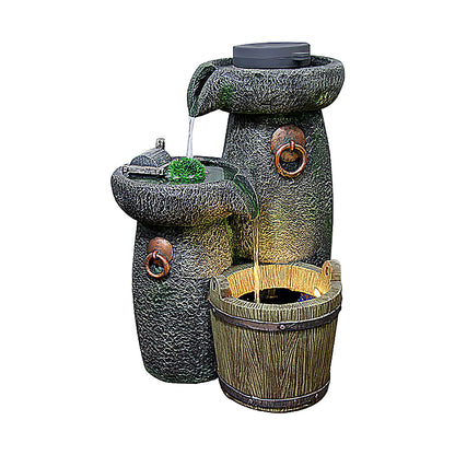 Chinese Style Pastoral Indoor Waterfall
