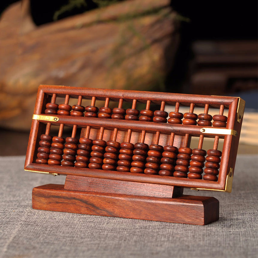 Ebony Wood Abacus For Office