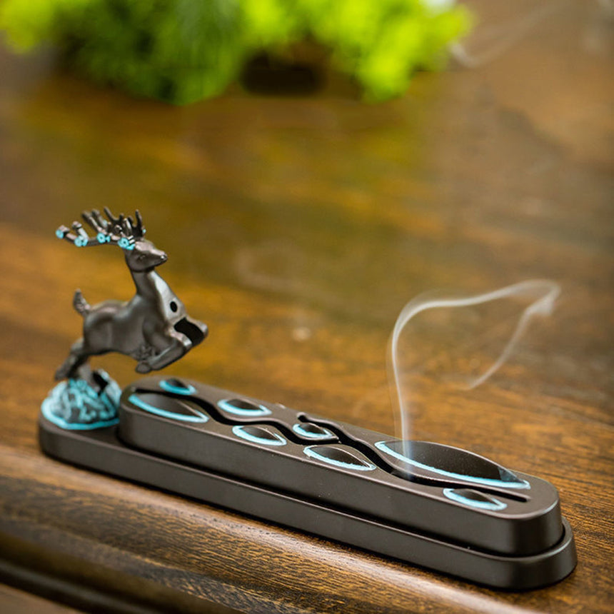 Copper Deer Stick Incense Box