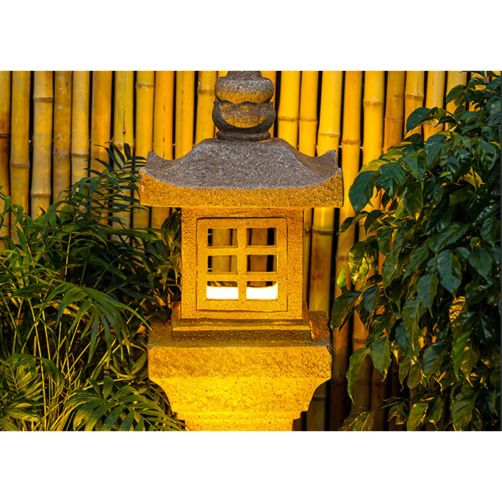 Chinese Stone Mill Water Fountain With Fish Pond