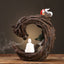 Dragon And Monk Backflow Incense Burner