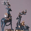 Feng Shui Blue Sika Deer Set