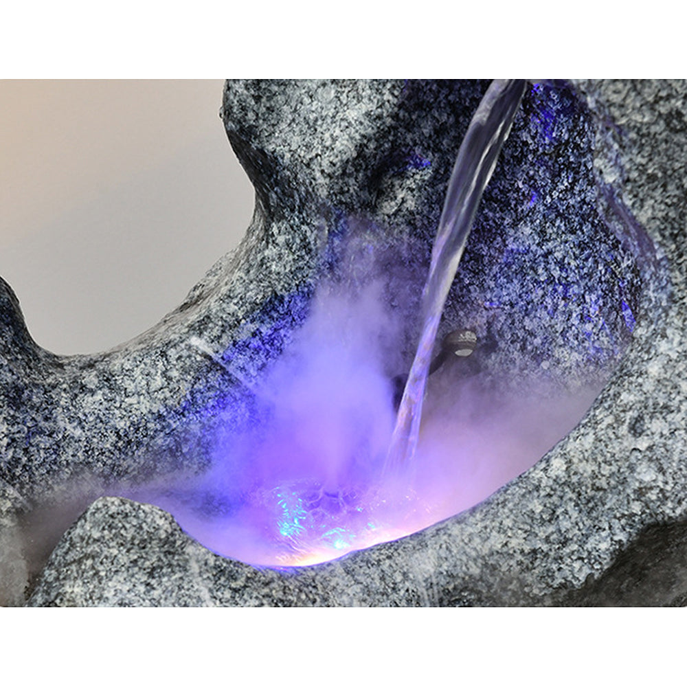 Large Rockery Water Fountain Waterfall With Fish Pond