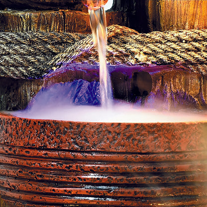 Clay Pot Flowing Water Indoor Waterfall