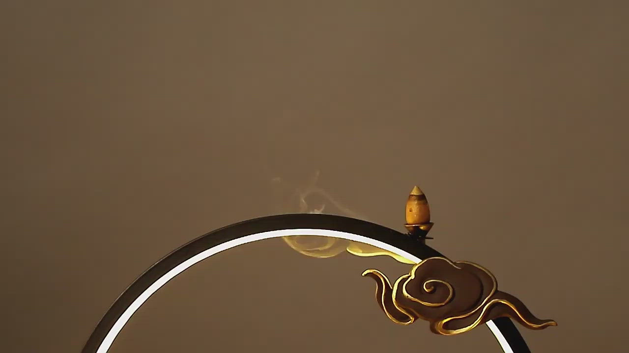 Lotus Pond Backflow Incense Burner Wit LED