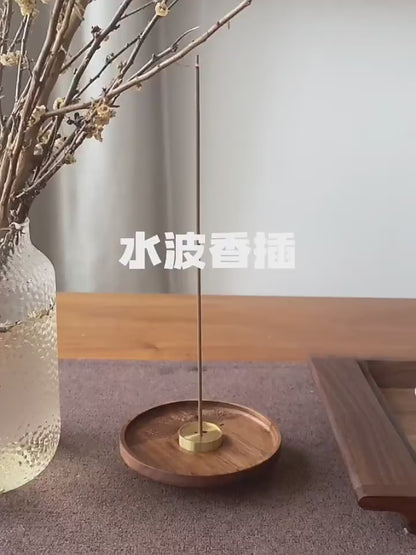 Copper Wood Stick Incense Burner