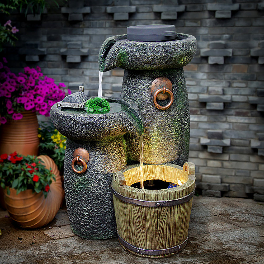 Chinese Style Pastoral Indoor Waterfall