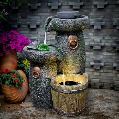 Chinese Style Pastoral Indoor Waterfall