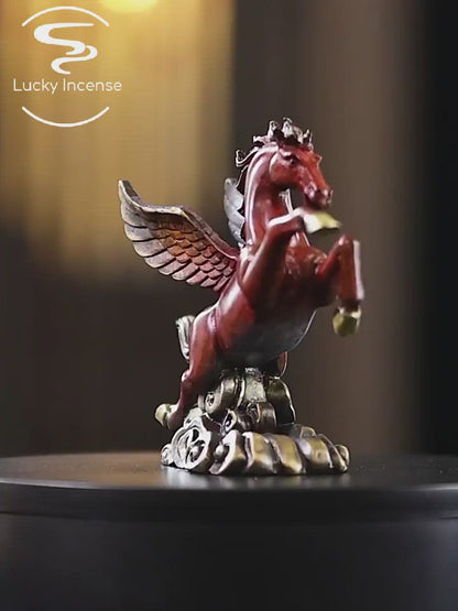 Copper Blue Pegasus Stand