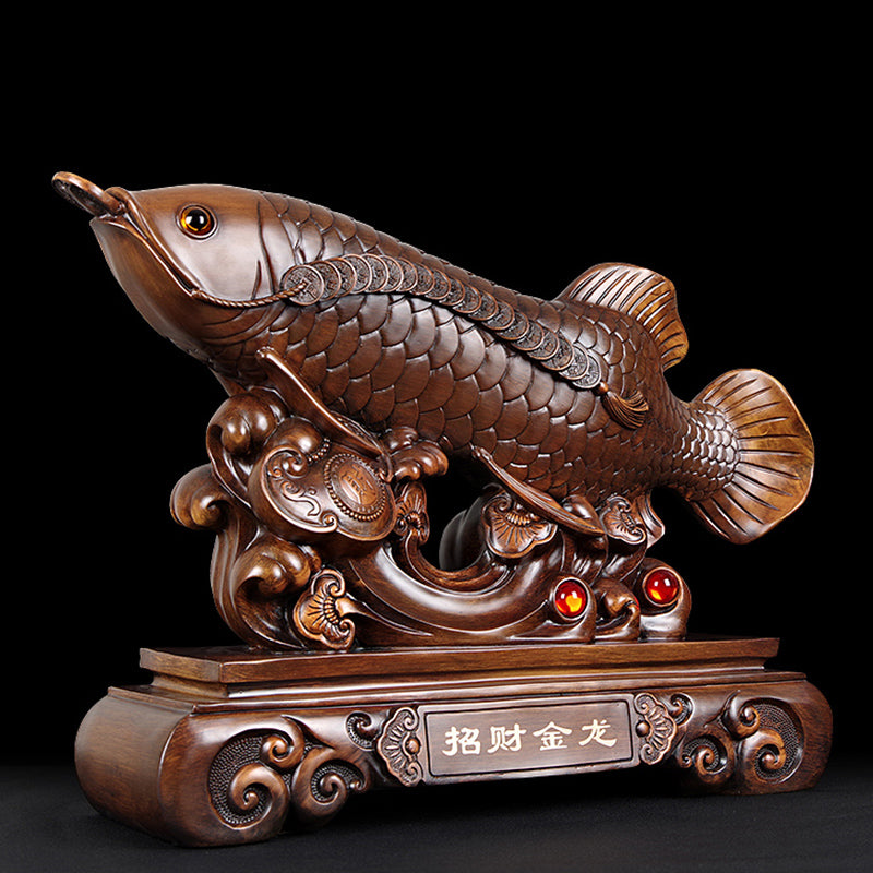 Resin Fish With Coin Stand