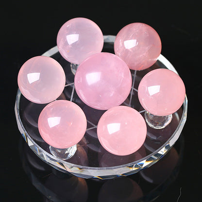 Natural Pink Crystal Ball