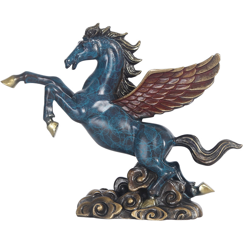 Copper Blue Pegasus Stand