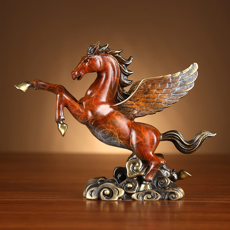 Copper Blue Pegasus Stand