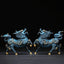 Blue Copper Feng Shui Kylin Set