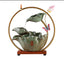 Lotus Leaf Lotus Flowing Water Ceramic Fountain