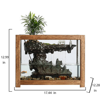 New Chinese Style Landscape Micro Landscape Flowing Water Fish Tank Fountain