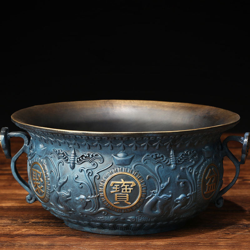Feng Shui Copper Treasure Bowl