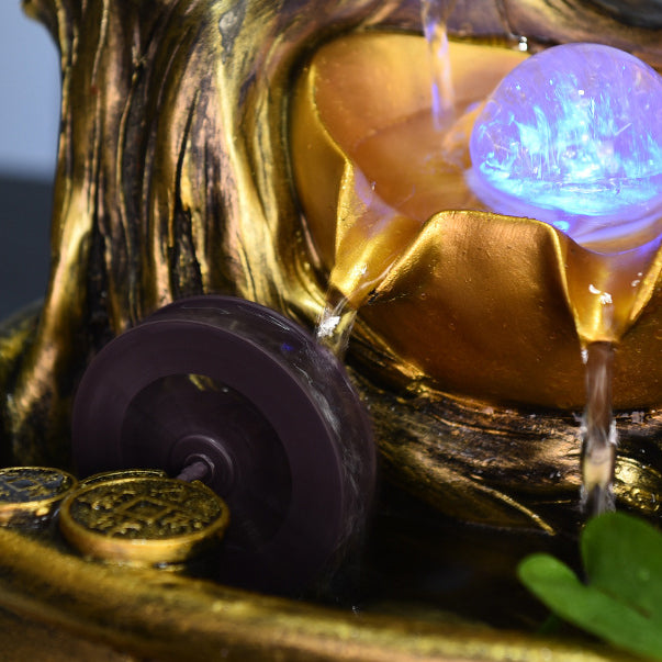Feng Shui Turns Water Wealth Fountain Decoration