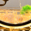 Stained Glass Lotus Leaf Water Fountain Can Raise Fish