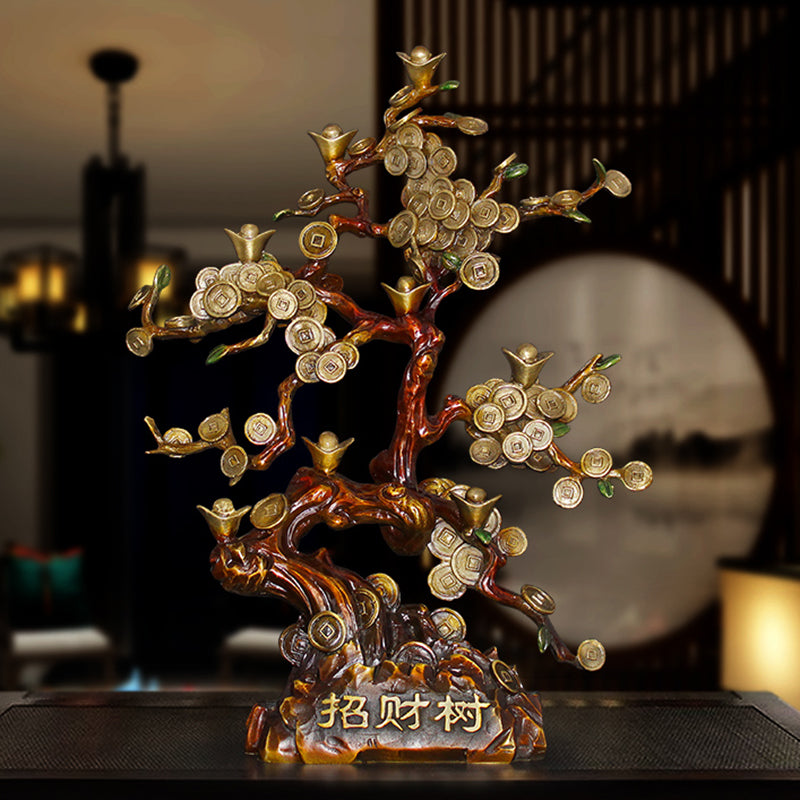 copper money tree picture Feng Shui Copper Money Tree