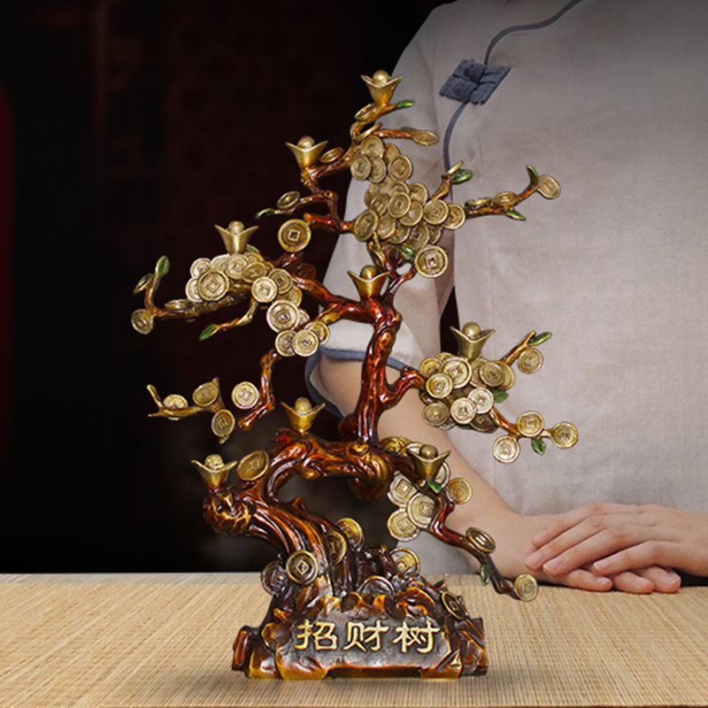 feng shui coin money tree Feng Shui Copper Money Tree