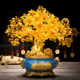 feng shui citrine money tree wealth ornaments Feng Shui Money Tree With Citrine