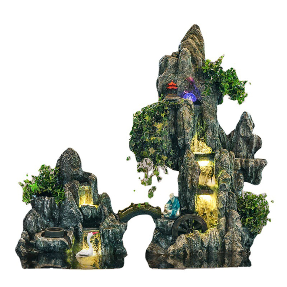 Rockery Large Water Fountain Outdoor Water Landscape Waterfall