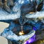 Blue Mountain Flowing Water Waterfall Fountain Ornament