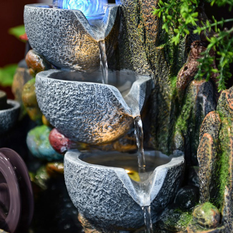 Feng Shui Kugel With Stone Fountain