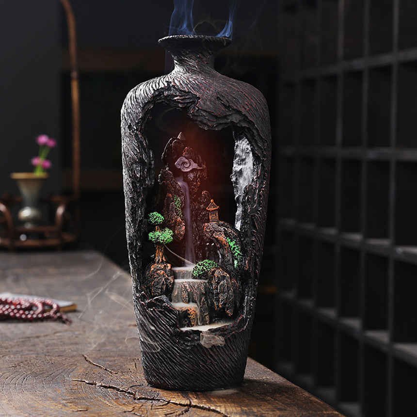 Fairyland In The Bottle Waterfall Incense Burner