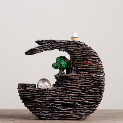 Natural Landscape Waterfall Incense Burner