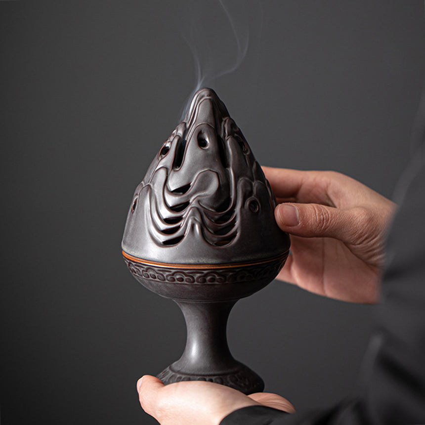 Mount Pinatubo Cone Incense Burner