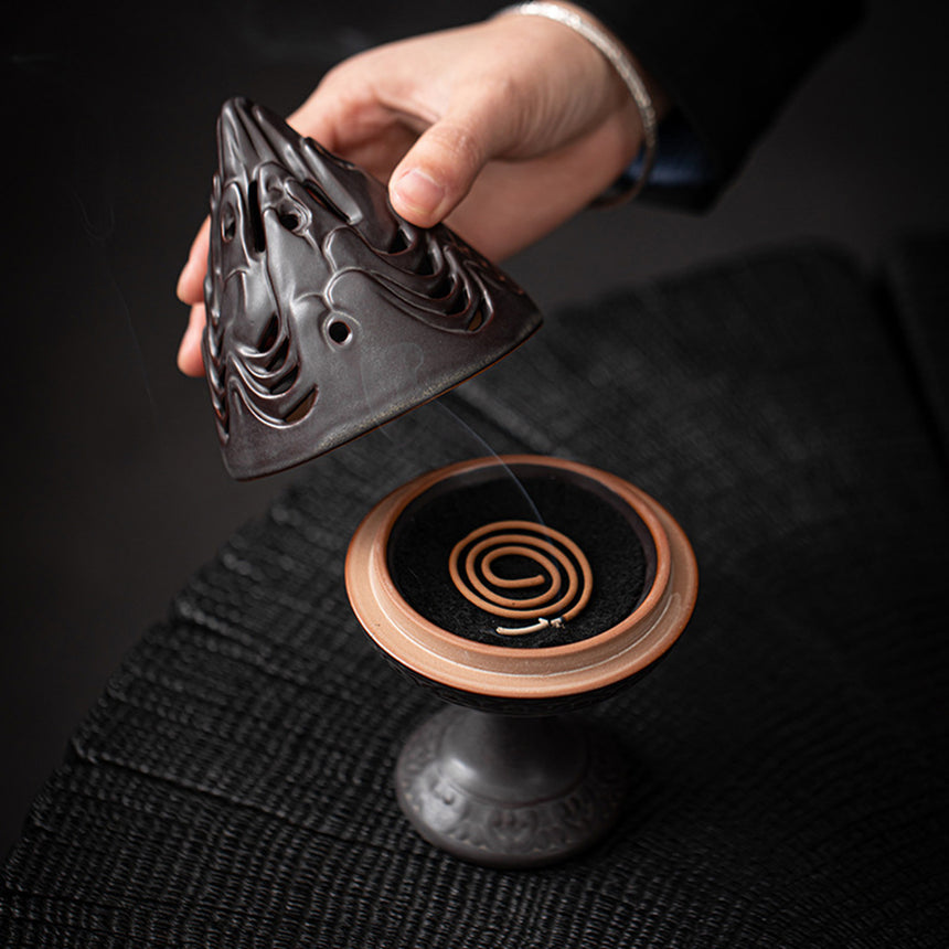 Mount Pinatubo Cone Incense Burner