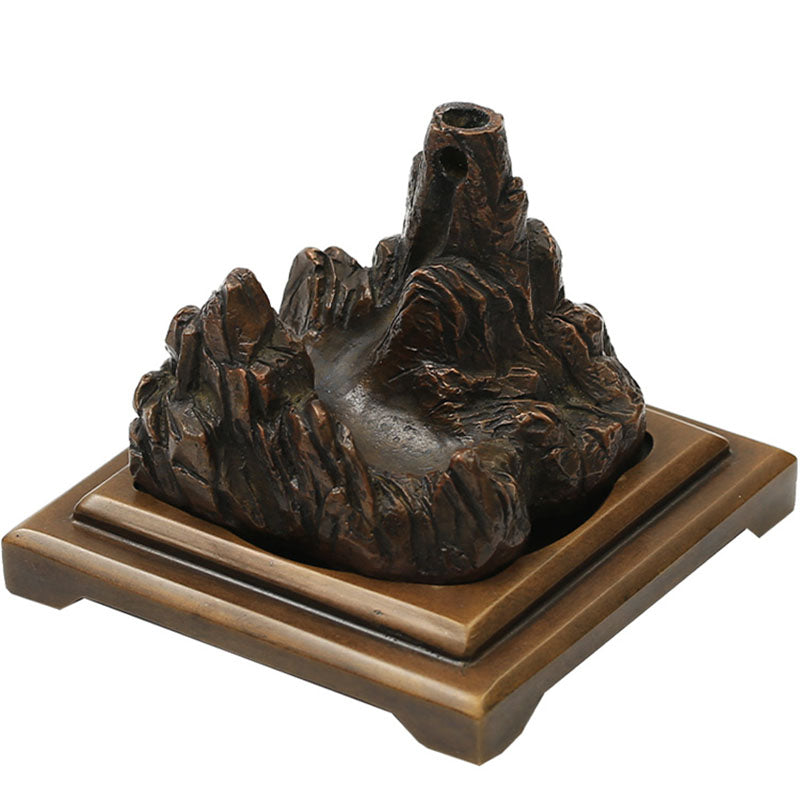 Waterfall Backflow Cone Incense Brass Burner