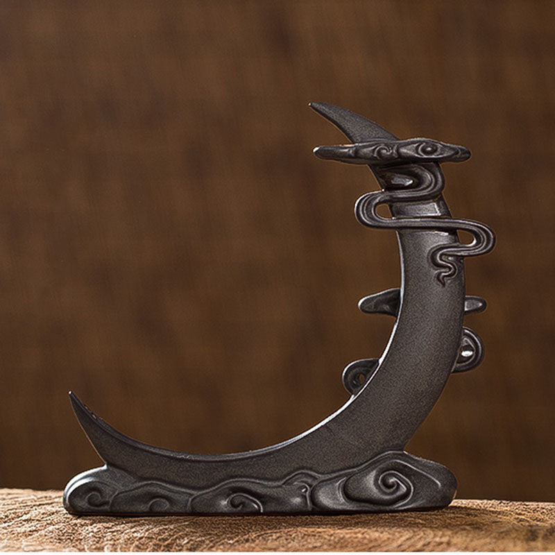 Half Moon Backflow Ceramic Incense Burner